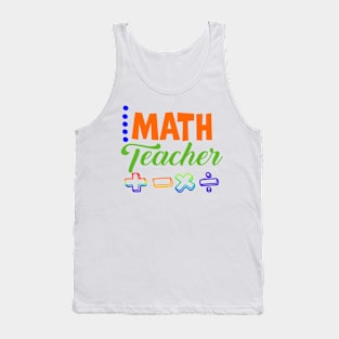 Math Teacher Tank Top